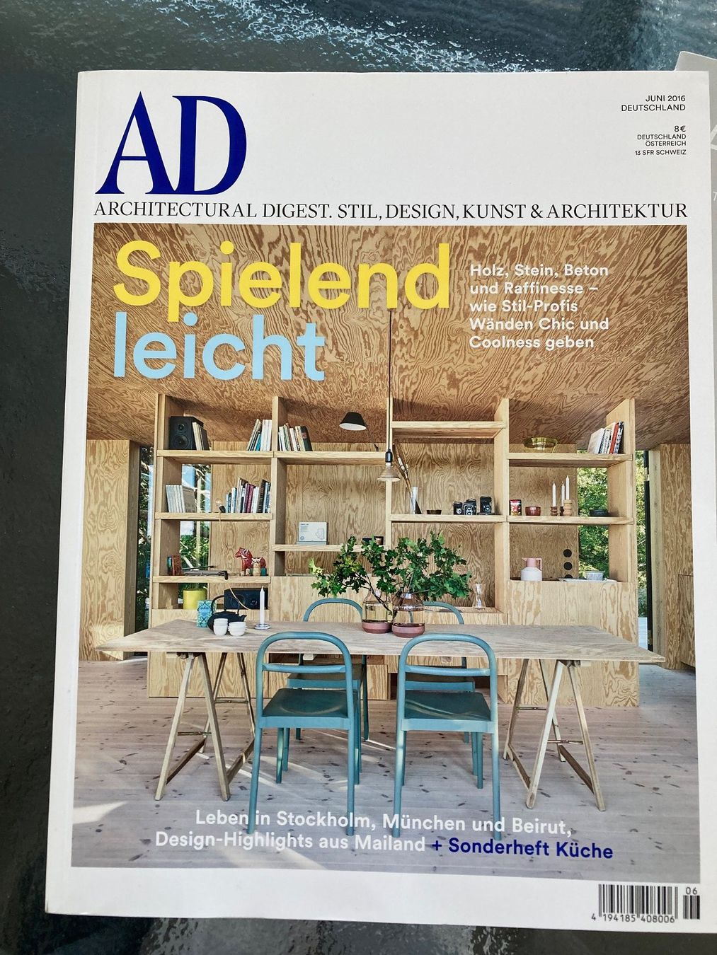 Riviste & Magazine: AD Magazin Architectural Digest, Juni 2016, mit Küchen Heft – Nuovo (secondo la descrizione) da Zürich venduto da dolcicaramelle2 1