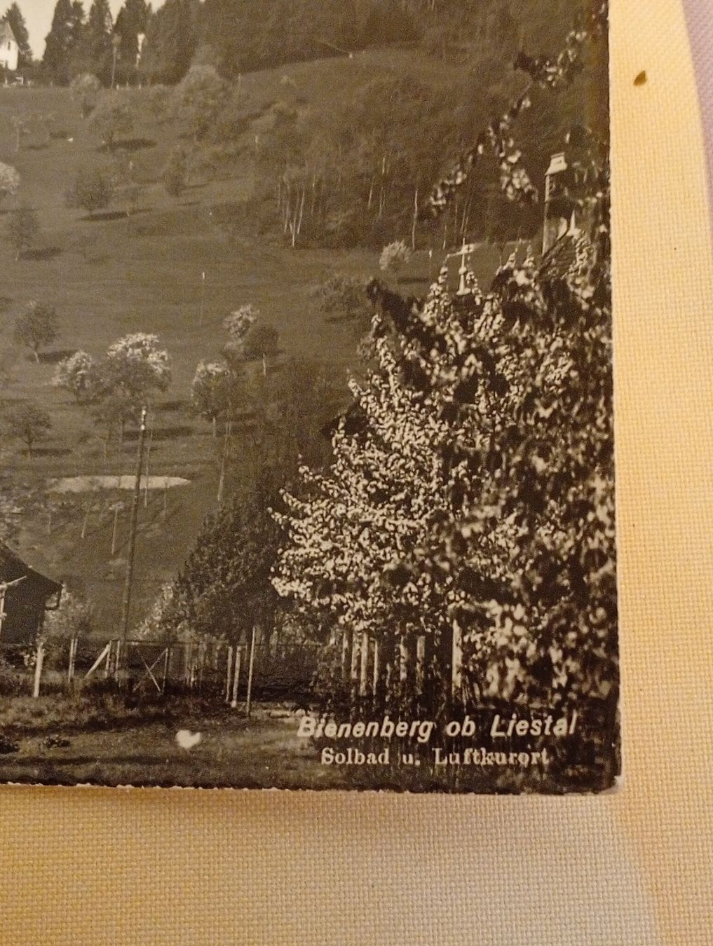 Cartoline postali: Alte Ansichtskarte Bienenberg ob Liestal, Solbad, selten! – Usato da Engelburg venduto da CH.Me 1