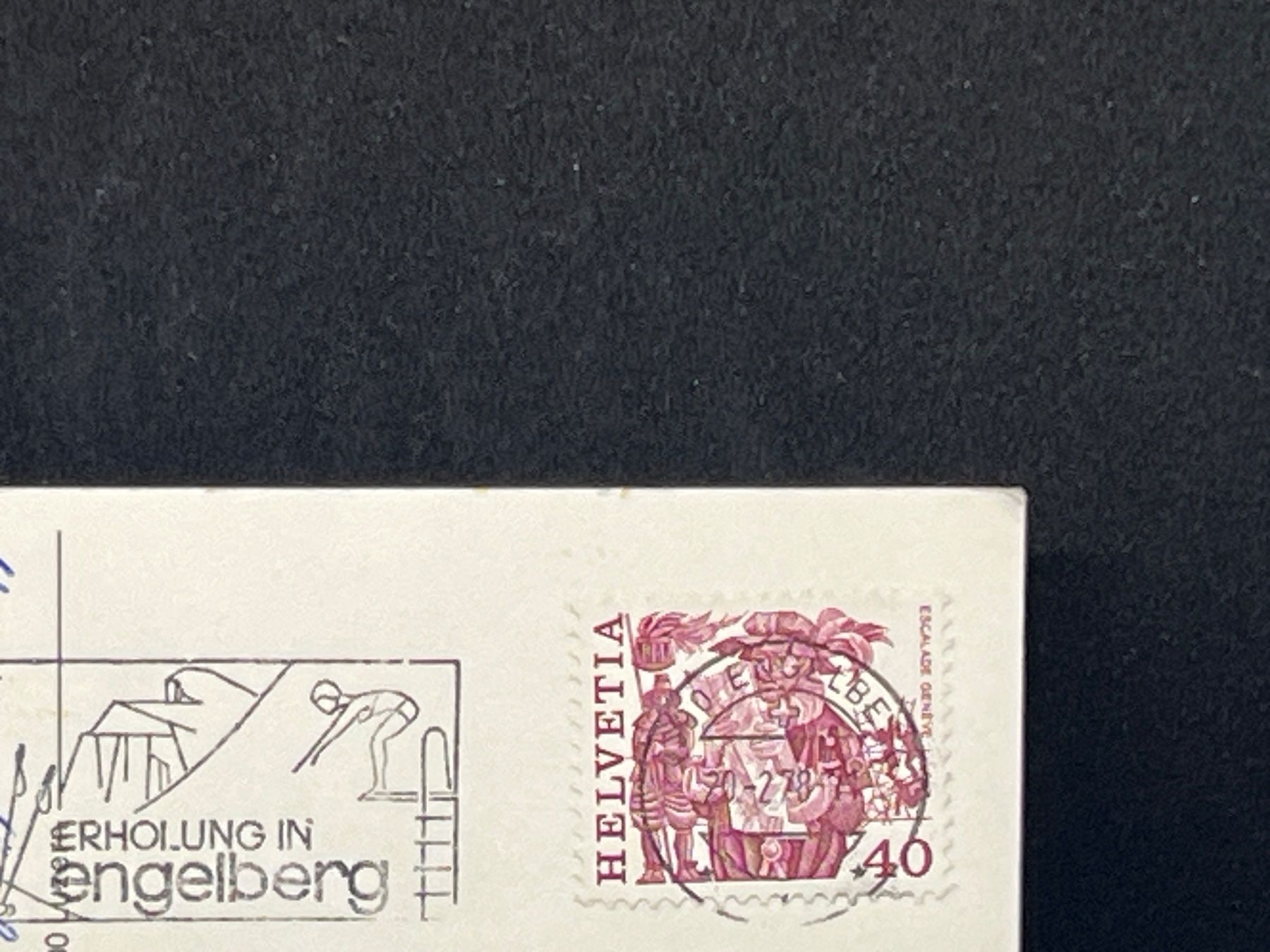 Cartoline postali: Engelberg/Zentralschweiz: Trübsee-Titlis – Usato da Widnau venduto da Brusi9 1