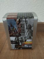 Vintage Serviettenhalter im Industrial-Look, Edelstahl 55