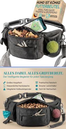 Hunde Bauchtasche für Leckerlis etc. Neuware!