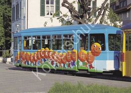 Strassenbahn Basel BLT B3 1336 Werbetram