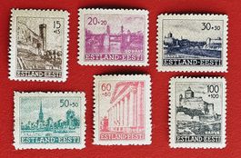 DEUTSCHES REICH BESETZUNG ESTLAND BALTIKUM ESTI 1941**