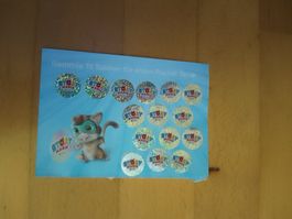 Story Mania Sammelsticker 15 Stück Holografisch neu