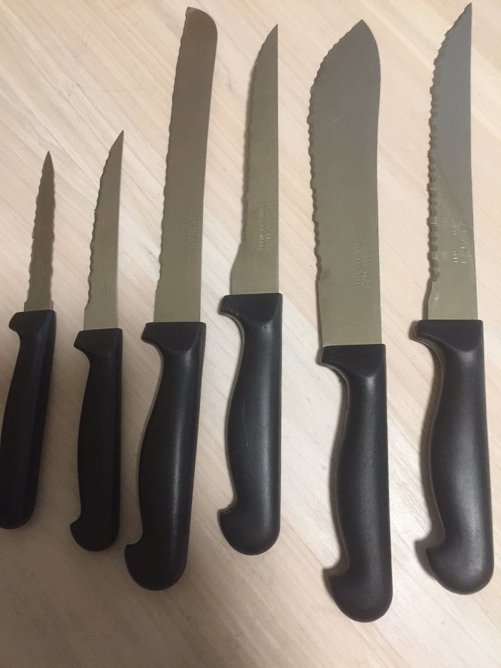 Coltelli da cucina: 11Stk.Steakmesser-Samurai-Neuwertig!!. – Usato da Bolligen venduto da Astrophysiker06 1