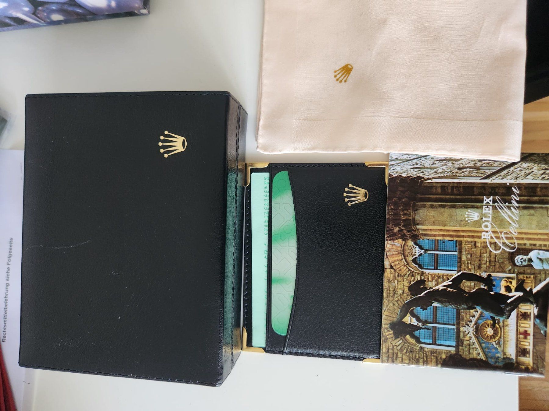 Rolex Scatole porta orologi: Original Rolex Box Ref 5330-5 – Nuovo e nell'imballaggio originale da Stäfa venduto da Brunati-Uhren 1