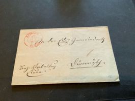 1840 URALTER BRIEF VON REINACH NACH DÜRRENÄSCH 