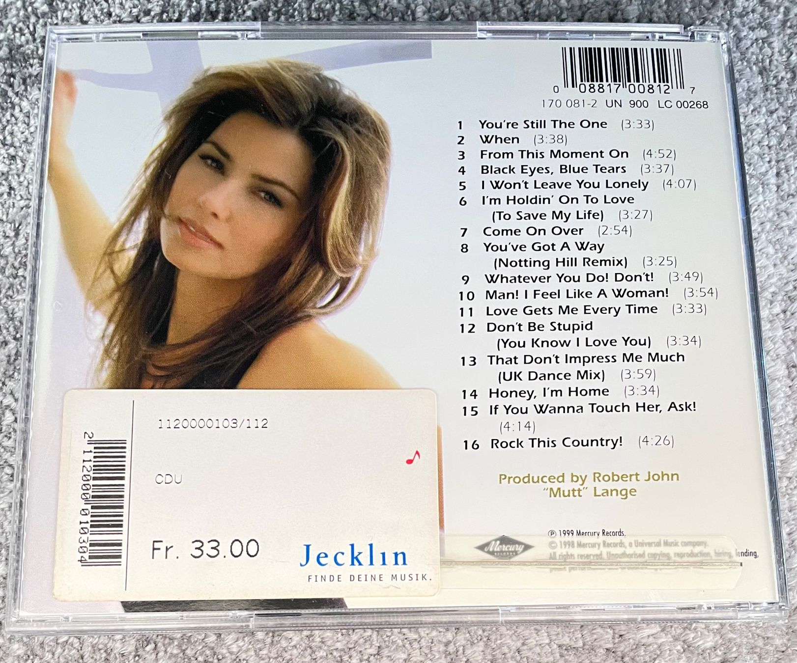 CD: CD SHANIA TWAIN - Come On Over – Usato da Küsnacht ZH venduto da Haus65 1