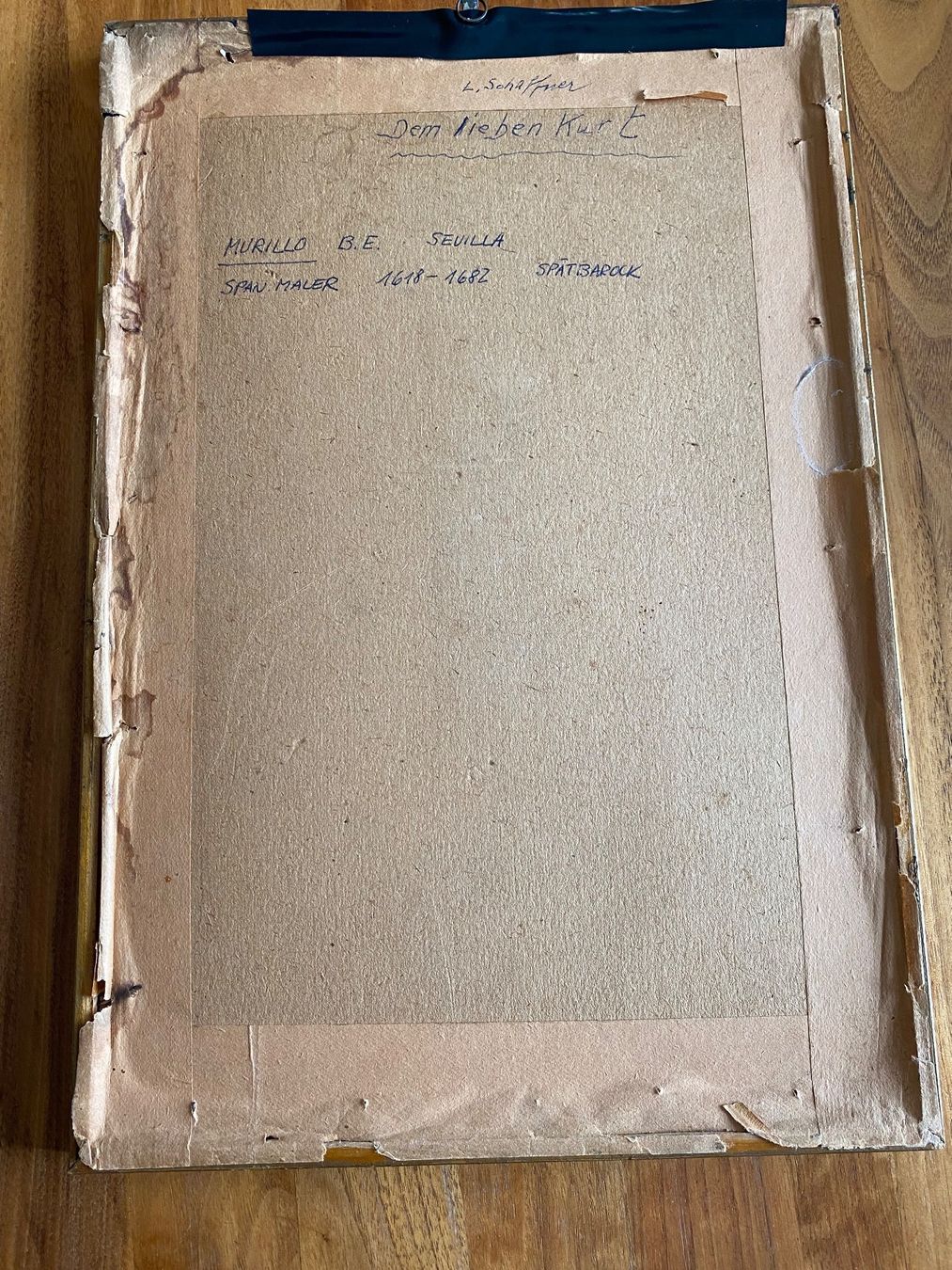 Poster & Bilder: Kunstdruck in Rahmen Murillo Geldzählerin – Gebraucht aus Balsthal von Uroby 2