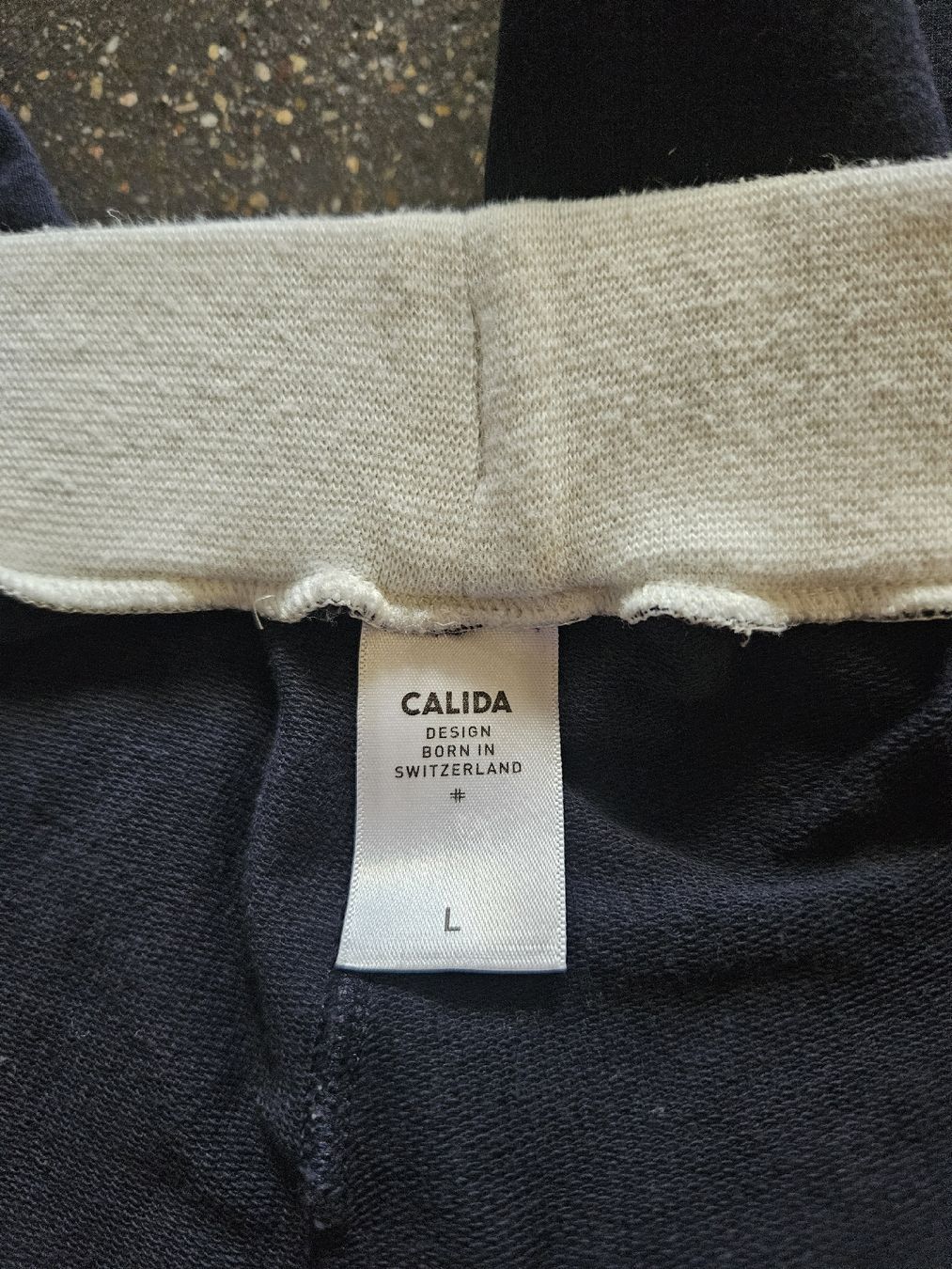 Calida Pantalons: Calida Jogginghose dunkelblau Grösse L Baumwolle – Neuf (Voir description) à Anwil par tamoos 2