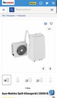 Top mobile Klimaanlage mit Außengerät (Split-Gerät)–Wie neu!