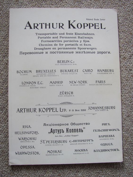 Arthur Koppel Katalog Kaufen auf Ricardo