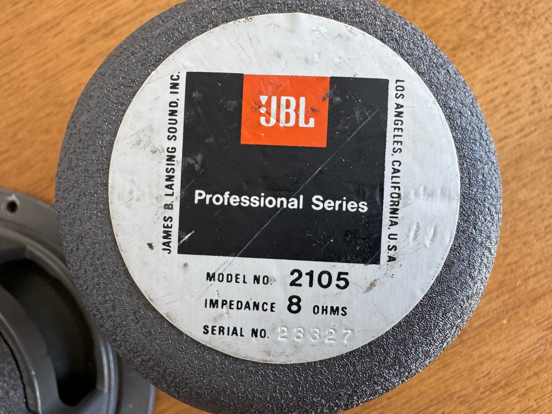 JBL Casse acustiche: JBL 2105 Mitteltonchassis – Usato da Dübendorf venduto da fabsnider 3
