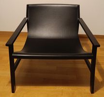Fauteuil design noir Sdraio Living Divani