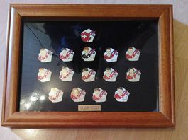 Schweiz Nati limitiertes, eingerahmtes Pin - Set WM 1994 USA