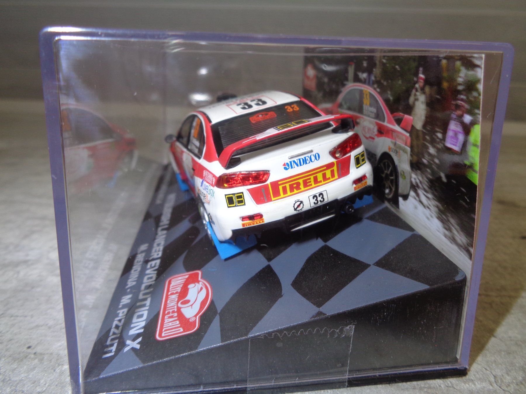 Mitsubishi Modellini d'auto: Altaya 1:43 Mitsubishi Lancer Evolution X Rallye 2014 – Nuovo e nell'imballaggio originale da Reconvilier venduto da rallycar 3