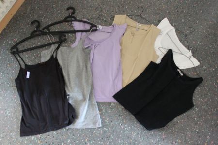 Lot de 6 T-shirts sans manche et tops, toutes tailles