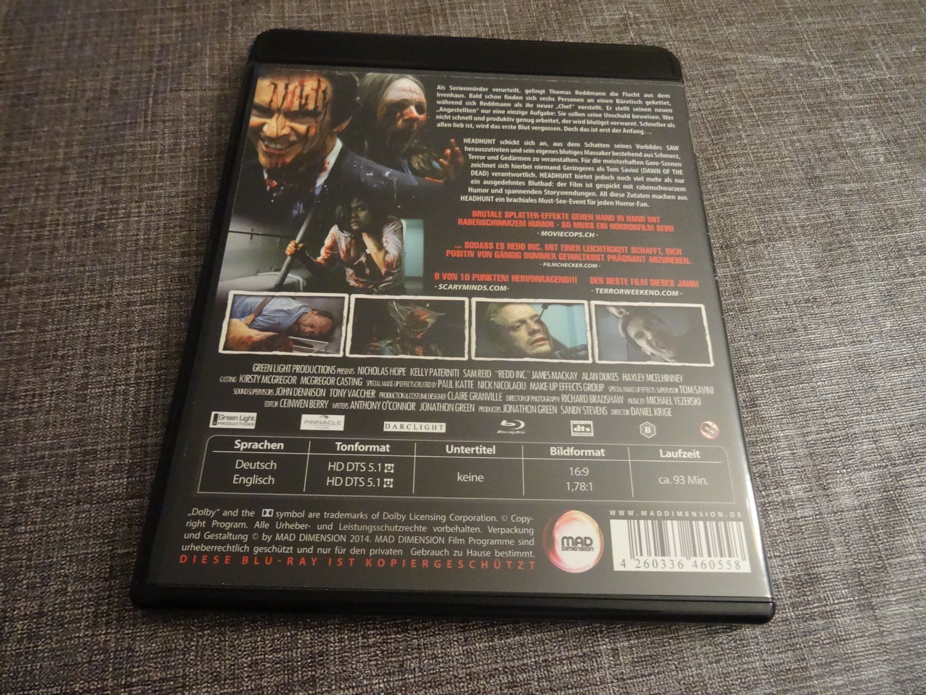 Alle DVDs: Blu-ray Headhunt Uncut Edition – Gebraucht aus Olten von Disc-Verkauf 2