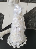 Weihnachtsbaum Tannenbaum Spitze Vintage Weihnachten Weiss