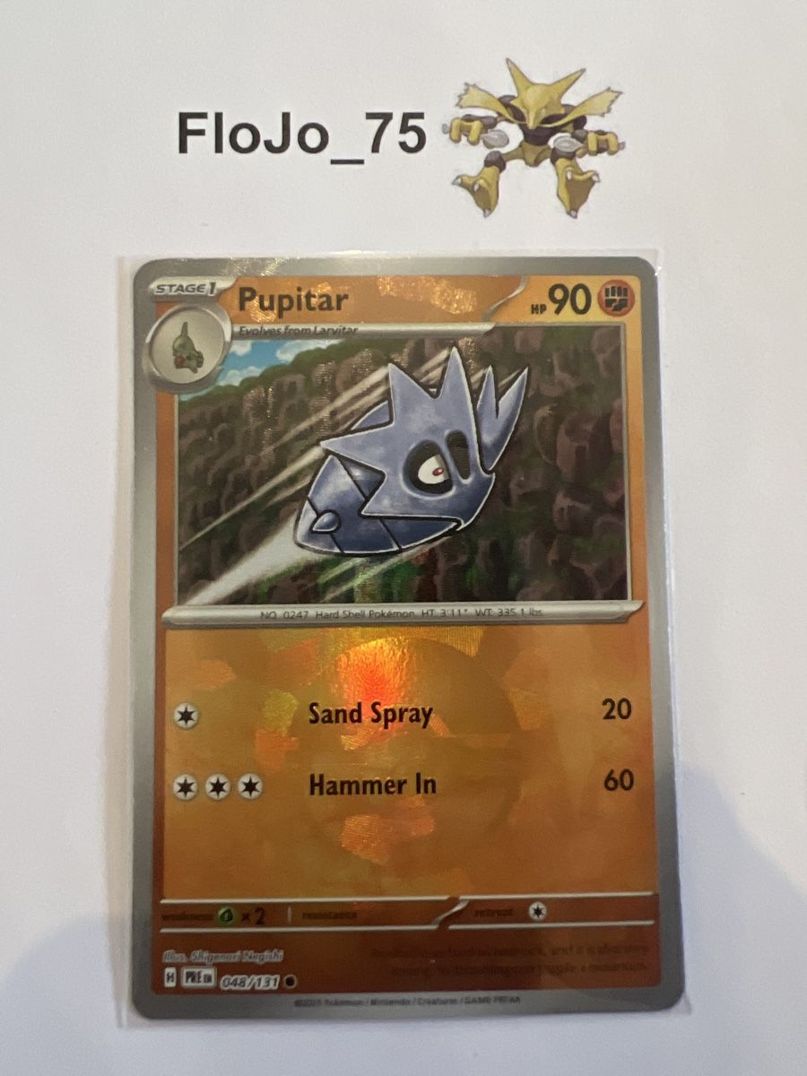 Pokémon Carte collezionabili: Pupitar 48/131 - pokeball – Usato da St-Blaise venduto da FloJo_75