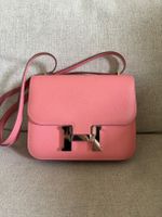 Hermes Constance18 Rose Confetti Epsom Phw Y OriginalReceipt