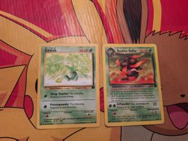 Pokemon Karten Oddish und Dunkles Duflor gebraucht