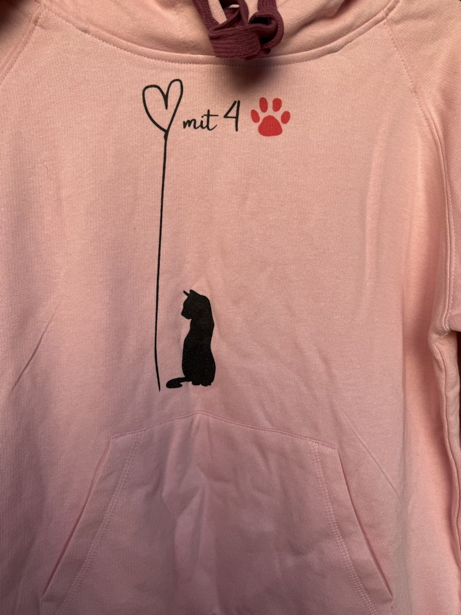 Maglioni & Felpe: Rosa Hoodie mit Katze – Nuovo (secondo la descrizione) da Hombrechtikon venduto da mha_m5kx 3