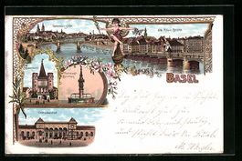 Litho Basel, Alte Rhein-Brücke, Spalent