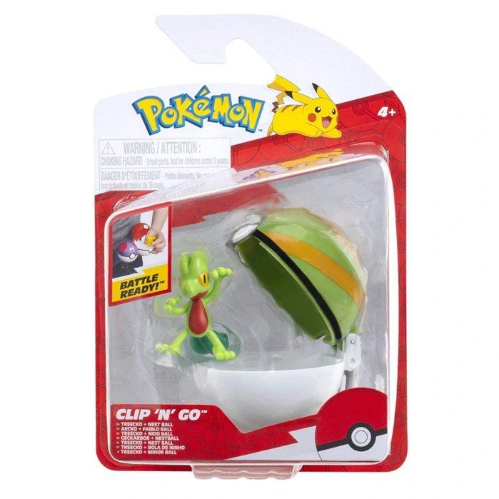 Pokémon Spielzeuge: Pokémon Clip 'N' Go Pokéball - Treecko – Neu und originalverpackt aus Luzern von mic_gq2s