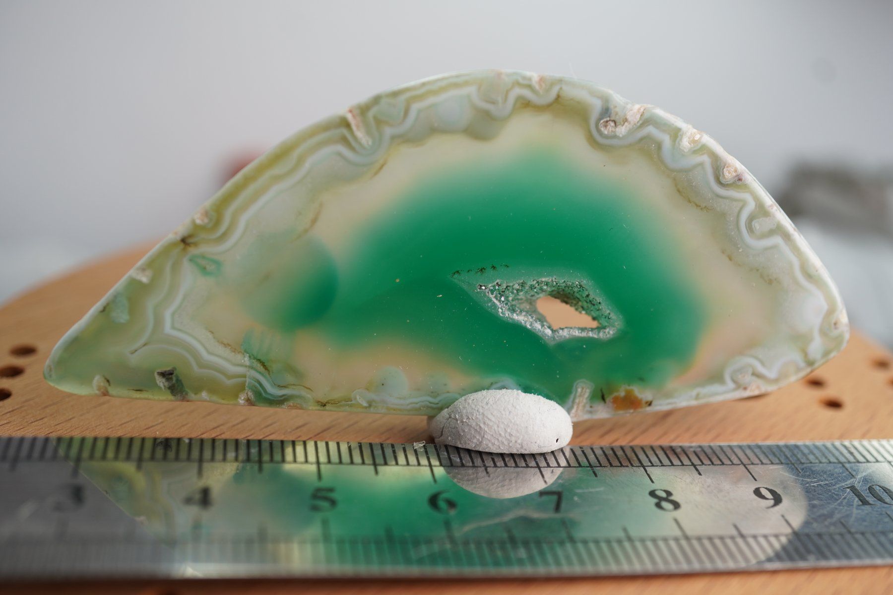 Mineralien & Heilsteine: Achat Scheibe Grün  (Räumung!) – Neu und originalverpackt aus Eschenbach SG von topstone 7