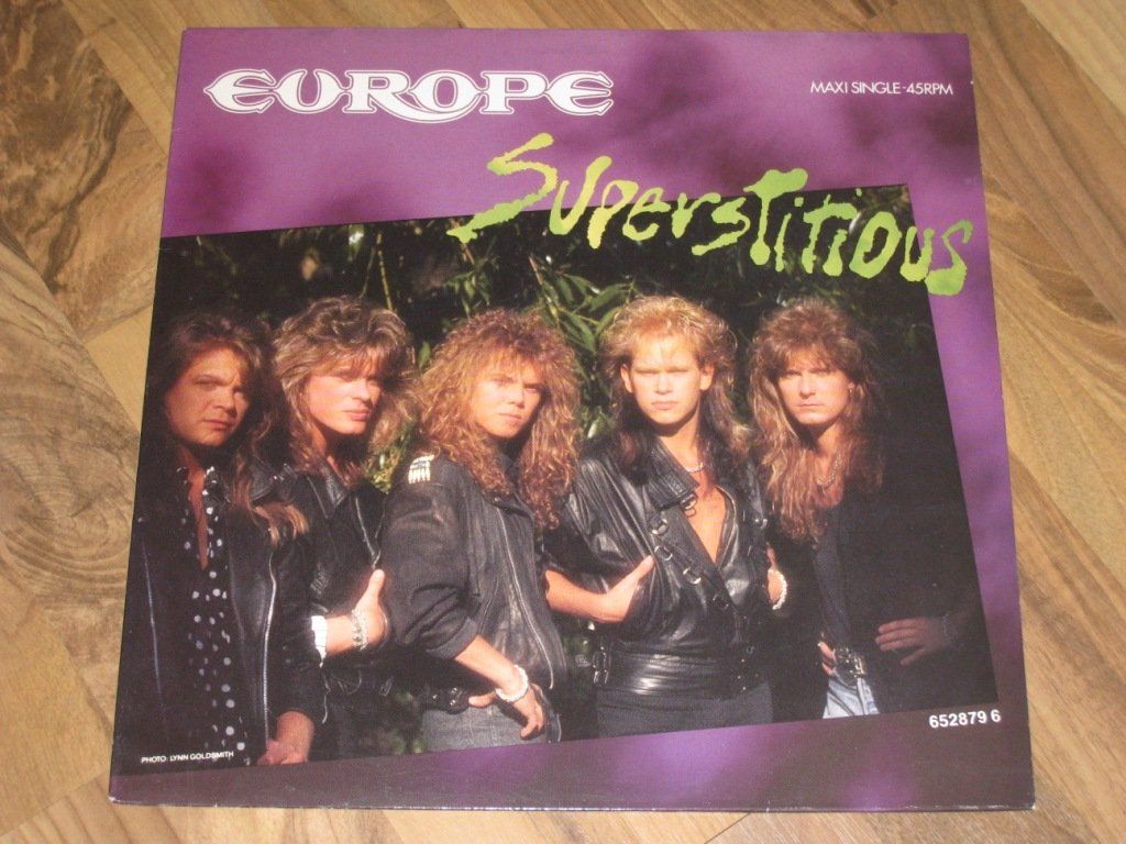 Schallplatten: MAXI - EUROPE - SUPERSTITIOUS – Gebraucht aus Steckborn von Quo7