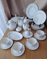 Royal Tettau Tafel / Kaffeeservice weiss 28 Teile, Rarität!