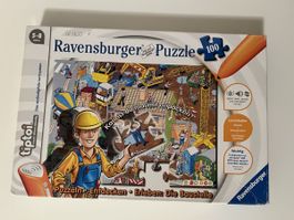 Tiptoi Puzzle Ravensburger auf der Baustelle  100 tlg