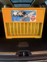 NGK Zündkerzen Aufbewahrungsbox, Zündkerzenkasten, Vintage