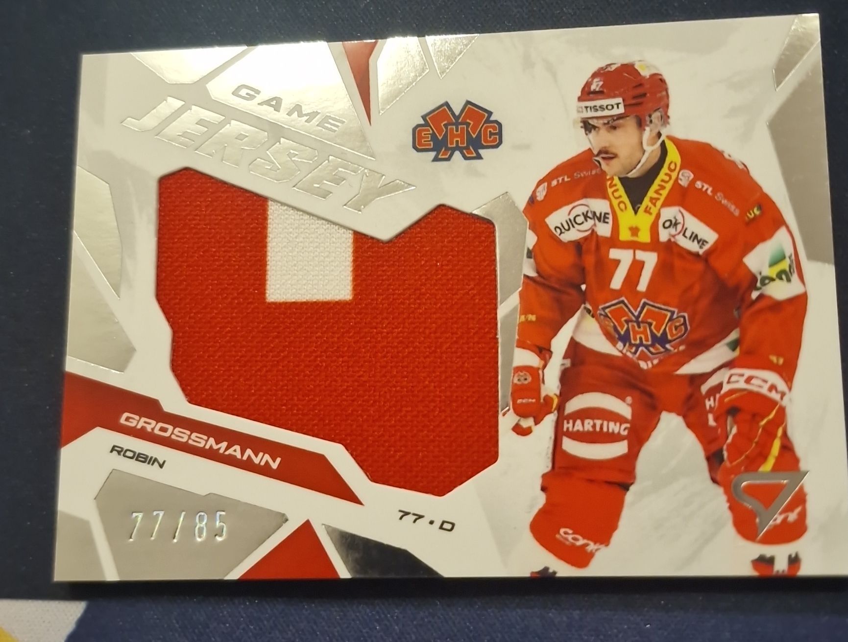 Sportzoo Sammelbilder & Trading cards: EHCB Robin Grossmann Game Jersey 77/85 – Neu (gemäss Beschreibung) aus Bürglen UR von Snuffinski90