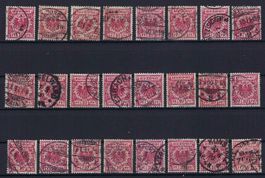 Deutsches Reich 1889-1900 aus Serie Krone und Adler