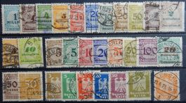Deutsches Reich Lot mit alten Werten XII