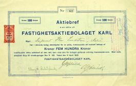 Fastighets AB Karl, Ystad - 1931