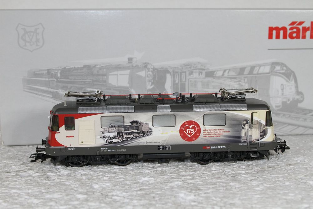 メルクリン 37347 SBB Re420 電気機関車 HOゲージ mfx Märklin H0 37875 Electric Locomotive Re 420 - 175 Years Swiss