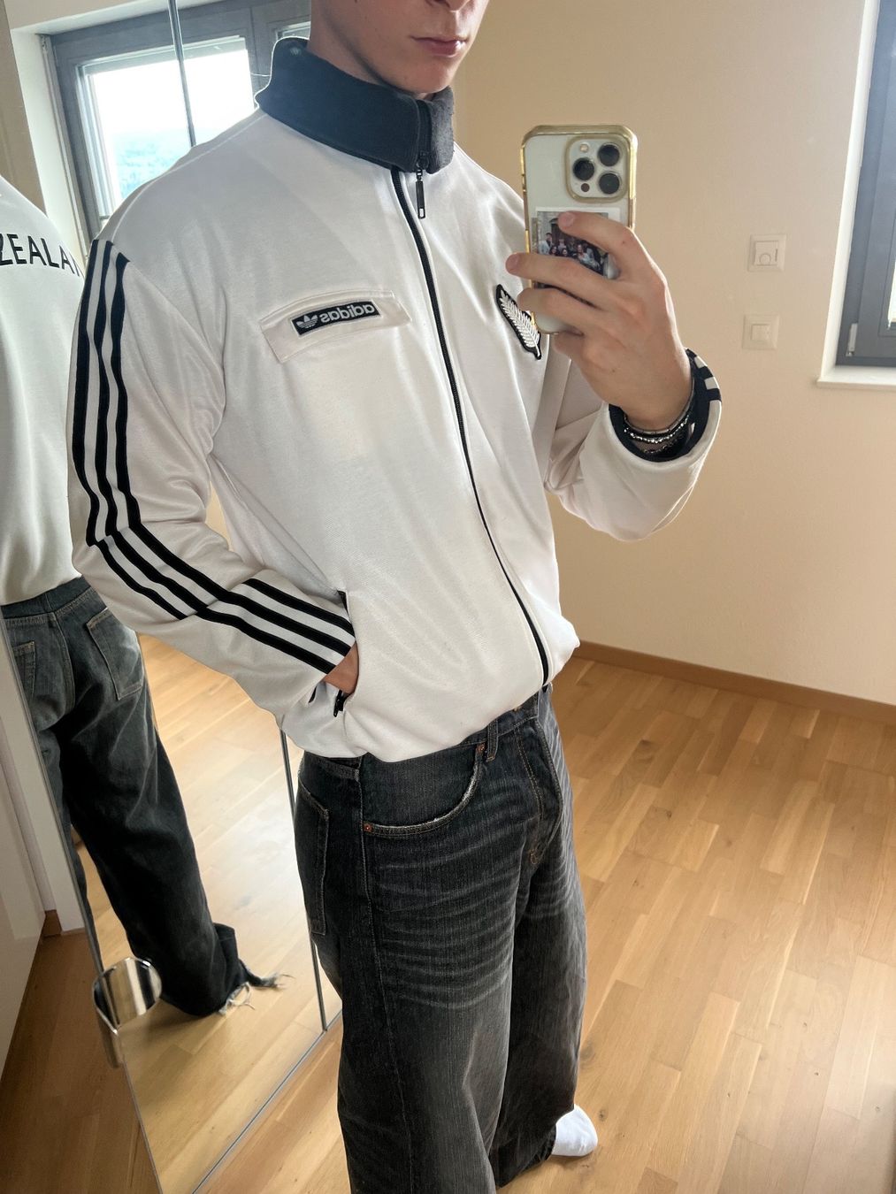 Adidas Giacche: Adidas Trainerjacke Neuseeland – Usato da Niederlenz venduto da Nicolas37 1