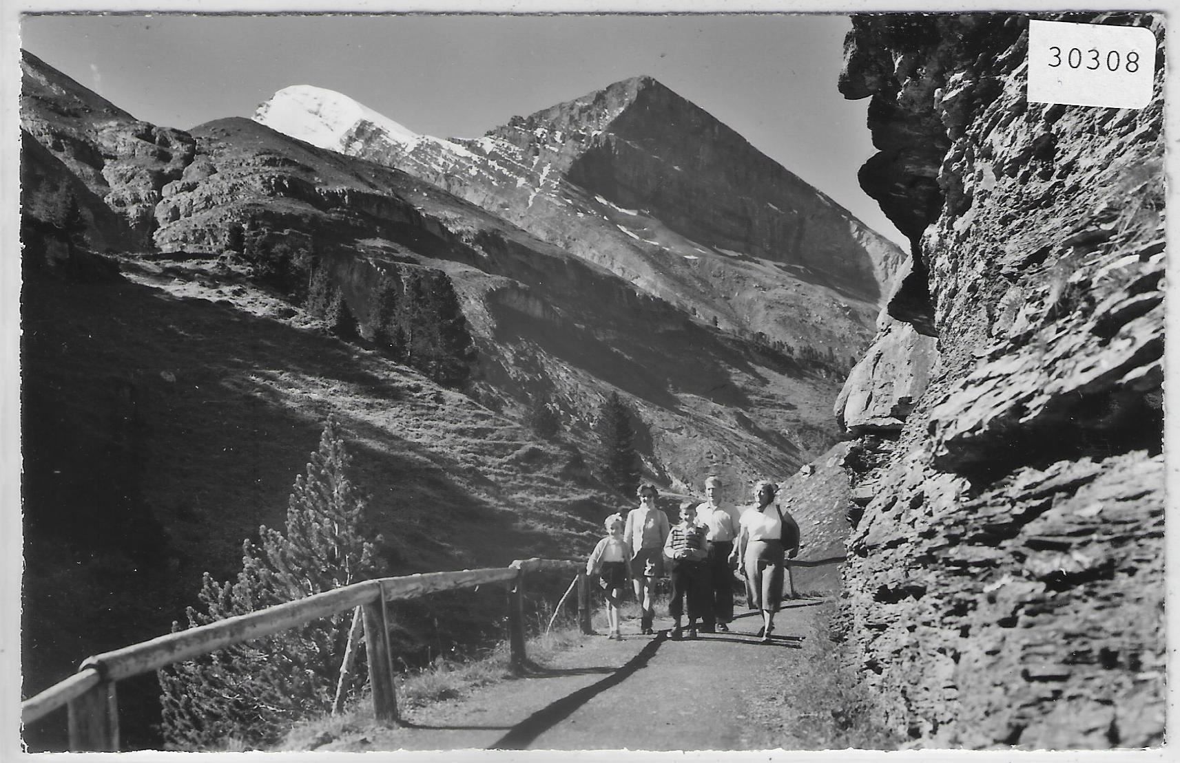 Cartoline postali: Kandersteg - Gemmiweg bei d. Bergstation – Usato da Ettingen venduto da Kartenplanet