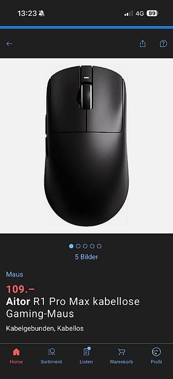 Mouse: Gaming Maus Top Zustand – Usato da Wittenbach venduto da Luca_Heimsteinner 3