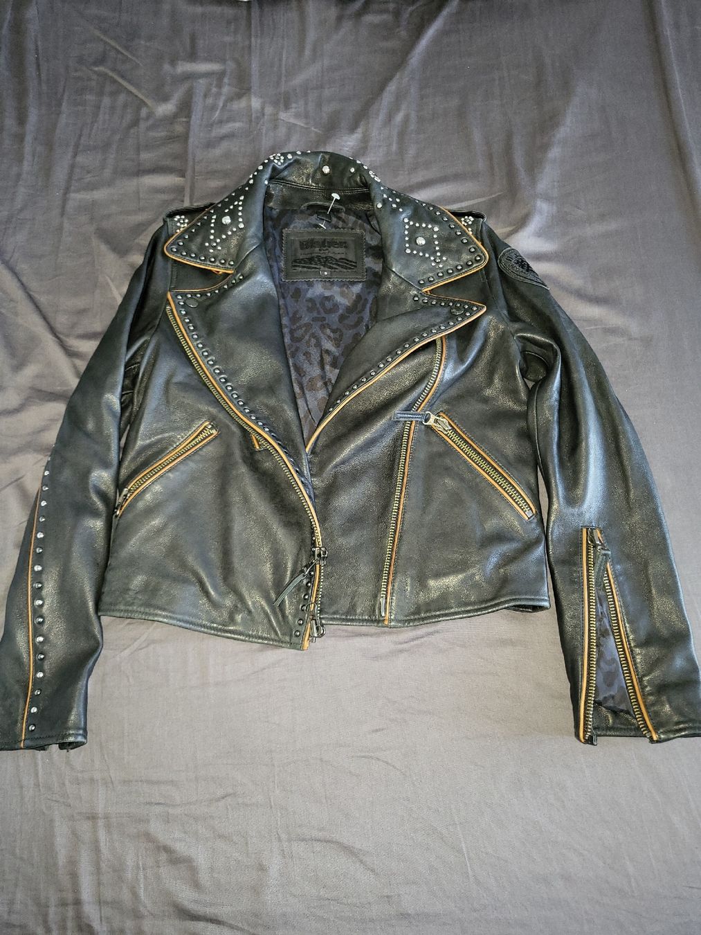 Jacken: Blauer Lederjacke neu – Neu (gemäss Beschreibung) aus Root von alm_9gr7