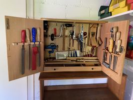 Kompletter Schreiner- und Modellbauer Werkzeugschrank