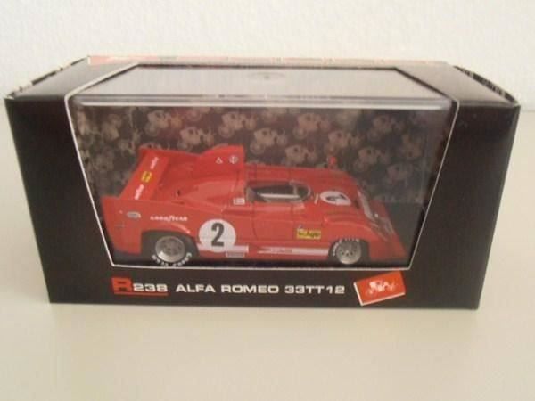 Miniature Alfa Romeo 33TT12 N.1 – Monza 1975 – Brumm 1/43 Pescarolo-Bell