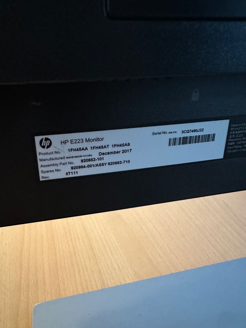 Monitor: HP Office Bildschirm – Usato da Ittigen venduto da saa_8kfv 3
