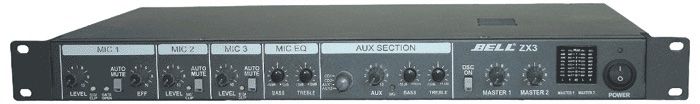 Console di mixaggio: Zonenmixer Bell ZX3 – Nuovo e nell'imballaggio originale da Aesch LU venduto da Musicaudio