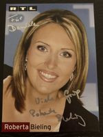 Autogrammkarte Roberta Bieling RTL signiert