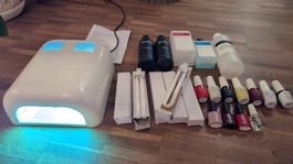 UV Gel Lampen Kit OPI CND mit Zubehoer und Anleitung