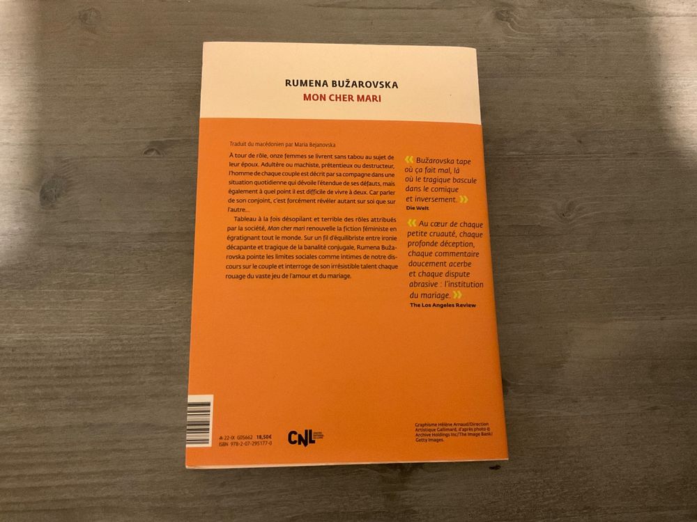 Mon cher mari Buzarovska Gallimard livre broché Kaufen auf Ricardo